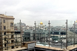 Ограждения из нержавейки со стеклом в Омске. Готовые проекты ПерилаГлавСнаб - фото 15