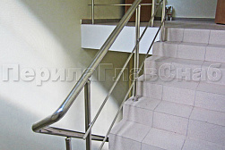 Перила и ограждения из нержавеющей стали с двумя ригелями в Омске. Готовые проекты ПерилаГлавСнаб - фото 15