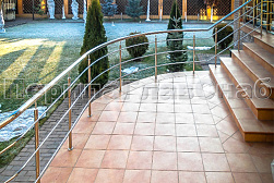 Перила и ограждения для террас в Омске. Готовые проекты ПерилаГлавСнаб - фото 25