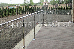 Ограждения для террас в Омске. Готовые проекты ПерилаГлавСнаб - фото 24