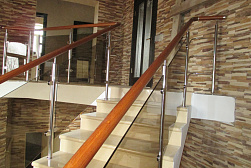 Ограждения лестничных маршей в Омске. Готовые проекты ПерилаГлавСнаб - фото 30