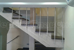 Перила и ограждения с вертикальным заполнением в Омске. Готовые проекты ПерилаГлавСнаб - фото 8