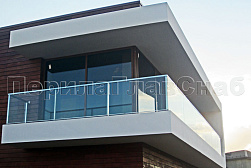 Стеклянные ограждения для улицы в Омске. Готовые проекты ПерилаГлавСнаб - фото 12