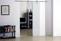 Раздвижные стеклянные двери в Омске. Готовые проекты ПерилаГлавСнаб - фото 1