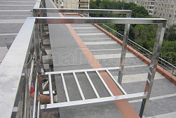 Ограждения для кровли из нержавеющей стали в Омске. Готовые проекты ПерилаГлавСнаб - фото 12
