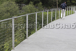 Тросовые ограждения в Омске. Готовые проекты ПерилаГлавСнаб - фото 5