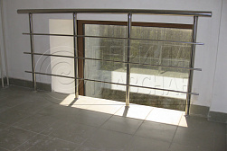 Ограждение на окна из нержавеющей стали в Омске. Готовые проекты ПерилаГлавСнаб - фото 22