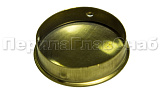 Химический анализ Заглушка для трубы Ø50.8 мм полированная золотая k014-88  - 4