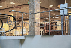 Ограждения из нержавеющей стали с тремя ригелями в Омске. Готовые проекты ПерилаГлавСнаб - фото 4