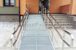 Поручни для инвалидов из нержавеющей стали в Омске. Готовые проекты ПерилаГлавСнаб - фото 11