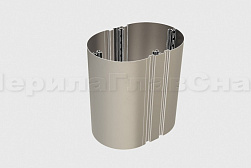 Облицовка колонн нержавеющей сталью в Омске. Готовые проекты ПерилаГлавСнаб - фото 1