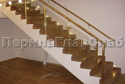 Латунные перила под золото в Омске. Готовые проекты ПерилаГлавСнаб - фото 19 Латунные перила под золото в Омске. Готовые проекты ПерилаГлавСнаб - фото 19