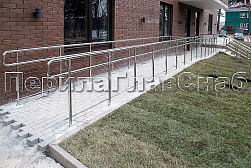 Хромированные перила в Омске. Готовые проекты ПерилаГлавСнаб - фото 4