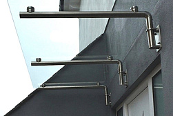 Консольные козырьки и навесы в Омске. Готовые проекты ПерилаГлавСнаб - фото 4