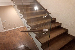 Перила и ограждения из нержавейки и дерева в Омске. Готовые проекты ПерилаГлавСнаб - фото 17
