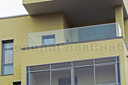 Стеклянные перила для балконов в Омске. Готовые проекты ПерилаГлавСнаб - фото 31