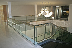 Стеклянные ограждения для торговых  и бизнес центров в Омске. Готовые проекты ПерилаГлавСнаб - фото 17