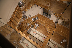 Стеклянные перила для винтовых лестниц в Омске. Готовые проекты ПерилаГлавСнаб - фото 3