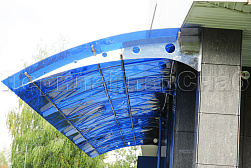 Консольные козырьки и навесы в Омске. Готовые проекты ПерилаГлавСнаб - фото 3