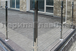 Перила и ограждения для террас в Омске. Готовые проекты ПерилаГлавСнаб - фото 21
