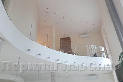 Стеклянные перила для атриумов в Омске. Готовые проекты ПерилаГлавСнаб - фото 6