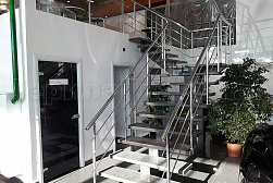 Перила для лестниц из металла в Омске. Готовые проекты ПерилаГлавСнаб - фото 18