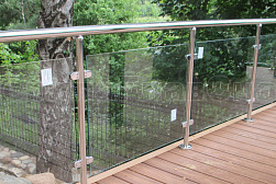 Ограждения для террас в Омске. Готовые проекты ПерилаГлавСнаб - фото 7