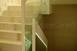 Цельностеклянные ограждения на несущем стекле в Омске. Готовые проекты ПерилаГлавСнаб - фото 30