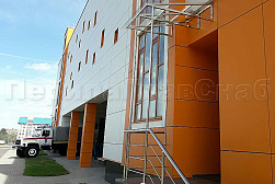 Козырьки и навесы на металлокаркасе в Омске. Готовые проекты ПерилаГлавСнаб - фото 12