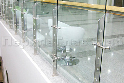 Стеклянные перила для атриумов в Омске. Готовые проекты ПерилаГлавСнаб - фото 17