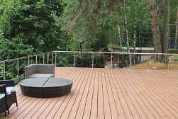 Ограждения для террас в Омске. Готовые проекты ПерилаГлавСнаб - фото 6