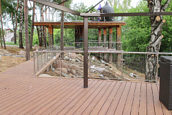 Ограждения из нержавейки со стеклом в Омске. Готовые проекты ПерилаГлавСнаб - фото 25