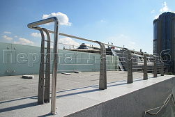 Уличные ограждения из металла в Омске. Готовые проекты ПерилаГлавСнаб - фото 22