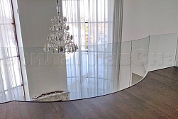 Цельностеклянные ограждения на несущем стекле в Омске. Готовые проекты ПерилаГлавСнаб - фото 9