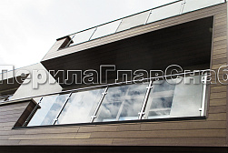 Ограждения из нержавейки со стеклом в Омске. Готовые проекты ПерилаГлавСнаб - фото 16