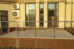 Ограждения и перила без ригелей из нержавеющей стали (без заполнения) в Омске. Готовые проекты ПерилаГлавСнаб - фото 10