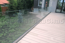 Ограждения для террас в Омске. Готовые проекты ПерилаГлавСнаб - фото 1